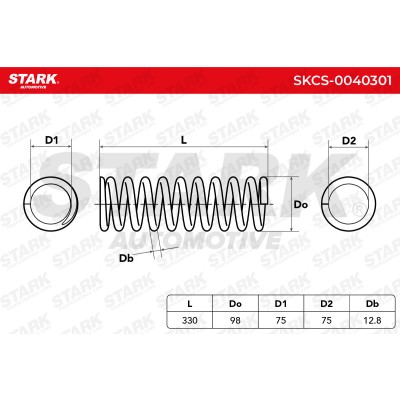 Fahrwerksfeder Stark SKCS-0040301 SKCS-0040301 - foto 5