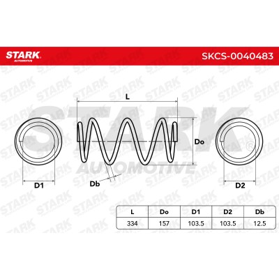 Fahrwerksfeder Stark SKCS-0040483 SKCS-0040483 - foto 5