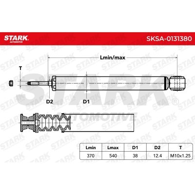 Stoßdämpfer Stark SKSA-0131380 SKSA-0131380 - foto 3