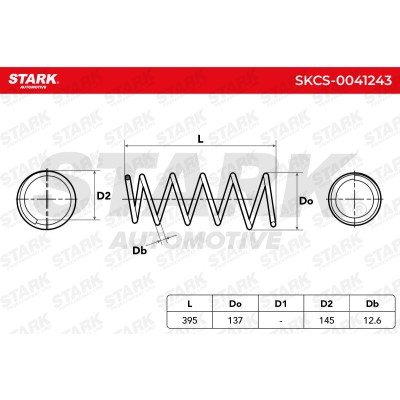 Fahrwerksfeder Stark SKCS-0041243 SKCS-0041243 - foto 4