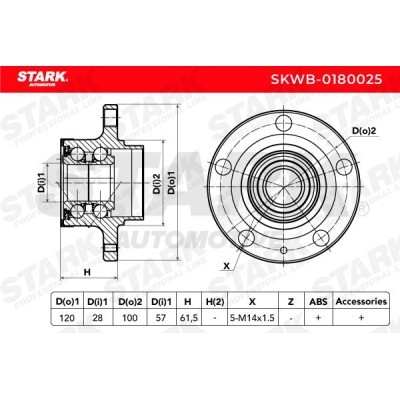 Radlager Stark SKWB-0180025 SKWB-0180025 - foto 5
