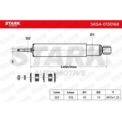 Stoßdämpfer Stark SKSA-0130168 SKSA-0130168 - foto 3