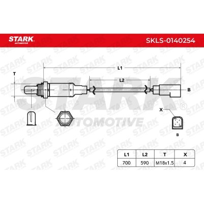Lambdasonde Stark SKLS-0140254 SKLS-0140254 - foto 6