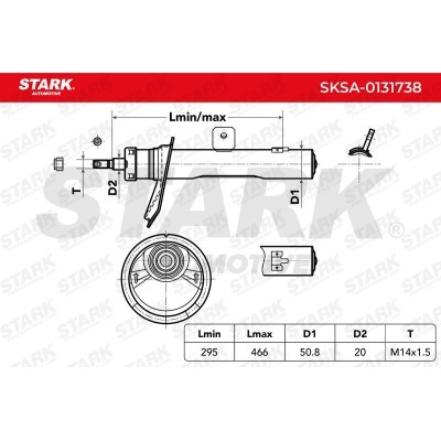 Stoßdämpfer Stark SKSA-0131738 SKSA-0131738 - foto 3