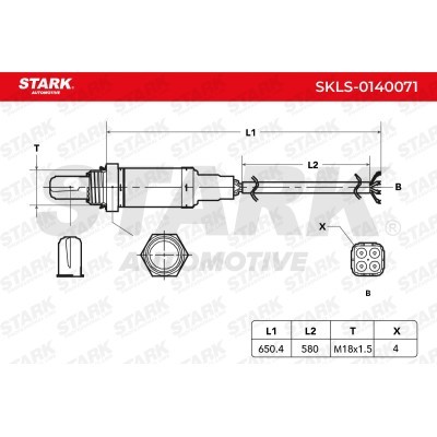 Lambdasonde Stark SKLS-0140071 SKLS-0140071 - foto 2