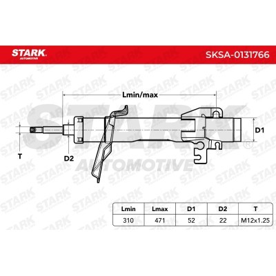 Stoßdämpfer Stark SKSA-0131766 SKSA-0131766 - foto 3