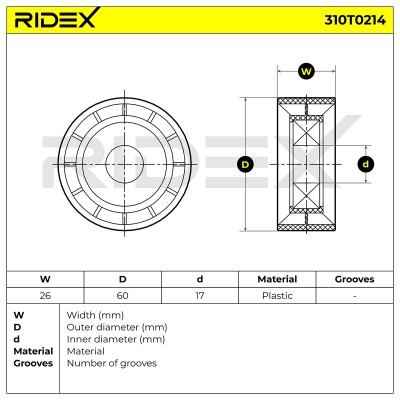 Spannarm Keilrippenriemen RIDEX 310T0214 310T0214 - foto 6