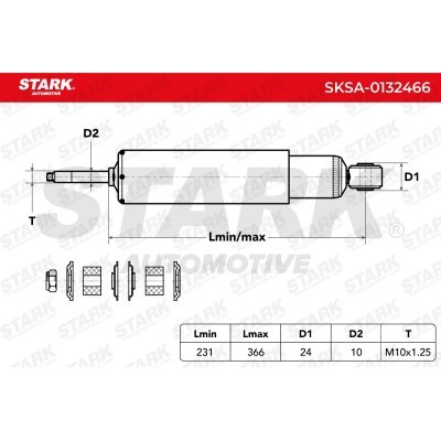 Stoßdämpfer Stark SKSA-0132466 SKSA-0132466 - foto 7