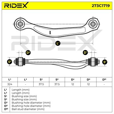 Querlenker RIDEX 273C1719 273C1719 - foto 6