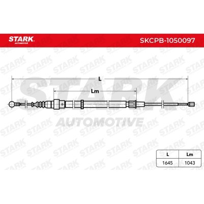 Seilzug, Feststellbremse Stark SKCPB-1050097 SKCPB-1050097 - foto 3
