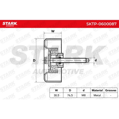Spannarm Keilrippenriemen Stark SKTP-0600087 SKTP-0600087 - foto 5