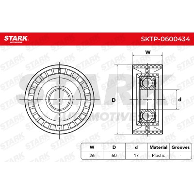 Spannarm Keilrippenriemen Stark SKTP-0600434 SKTP-0600434 - foto 4