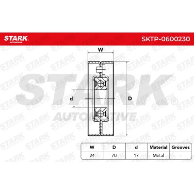 Spannarm Keilrippenriemen Stark SKTP-0600230 SKTP-0600230 - foto 5
