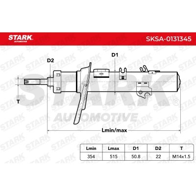 Stoßdämpfer Stark SKSA-0131345 SKSA-0131345 - foto 3