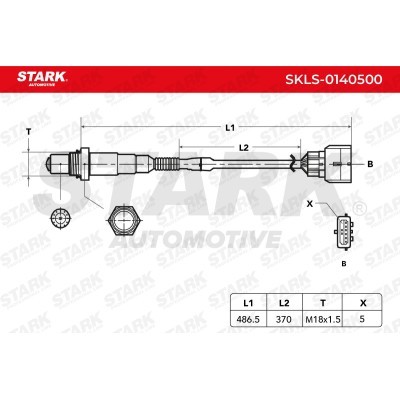 Lambdasonde Stark SKLS-0140500 SKLS-0140500 - foto 6