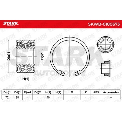 Radlager Stark SKWB-0180673 SKWB-0180673 - foto 3