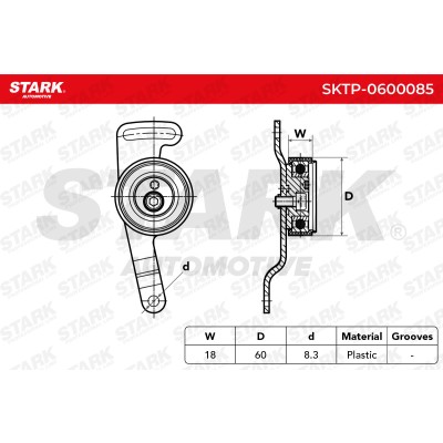 Spannarm Keilrippenriemen Stark SKTP-0600085 SKTP-0600085 - foto 5