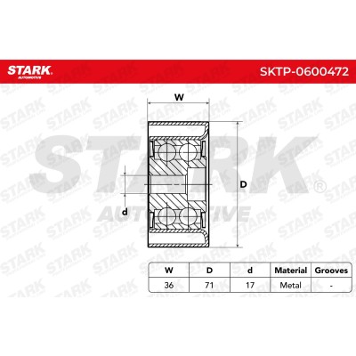 Spannarm Keilrippenriemen Stark SKTP-0600472 SKTP-0600472 - foto 6