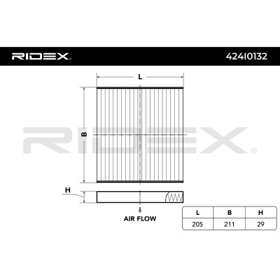 Filter, Innenraumluft RIDEX 424I0132 424I0132 - foto 4