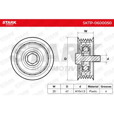 Spannarm Keilrippenriemen Stark SKTP-0600050 SKTP-0600050 - foto 6