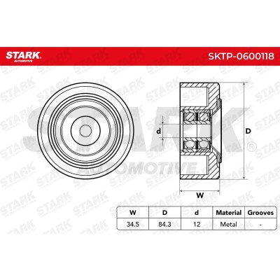 Spannarm Keilrippenriemen Stark SKTP-0600118 SKTP-0600118 - foto 6