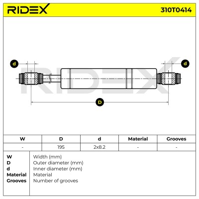 Spannarm Keilrippenriemen RIDEX 310T0414 310T0414 - foto 7