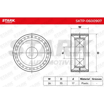 Spannarm Keilrippenriemen Stark SKTP-0600907 SKTP-0600907 - foto 6