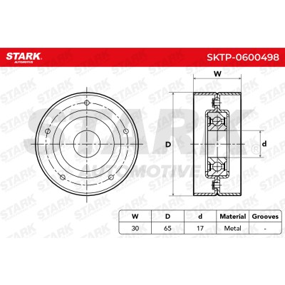Spannarm Keilrippenriemen Stark SKTP-0600498 SKTP-0600498 - foto 6