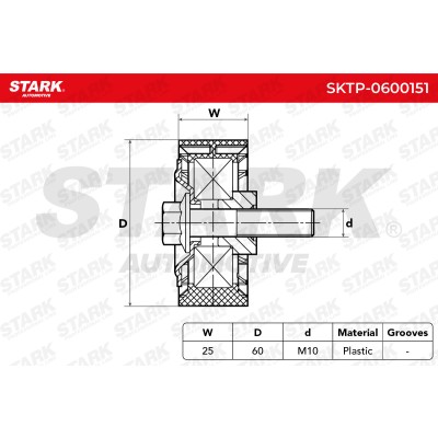 Spannarm Keilrippenriemen Stark SKTP-0600151 SKTP-0600151 - foto 5