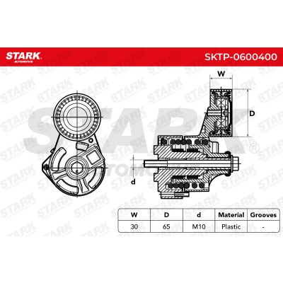 Spannarm Keilrippenriemen Stark SKTP-0600400 SKTP-0600400 - foto 6