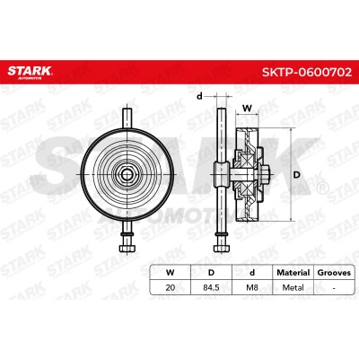 Spannarm Keilrippenriemen Stark SKTP-0600702 SKTP-0600702 - foto 5