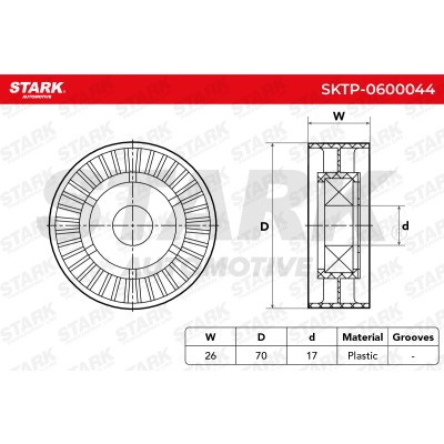 Spannarm Keilrippenriemen Stark SKTP-0600044 SKTP-0600044 - foto 5