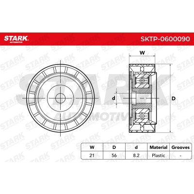 Spannarm Keilrippenriemen Stark SKTP-0600090 SKTP-0600090 - foto 6