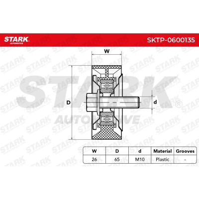 Spannarm Keilrippenriemen Stark SKTP-0600135 SKTP-0600135 - foto 6