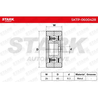 Spannarm Keilrippenriemen Stark SKTP-0600428 SKTP-0600428 - foto 6