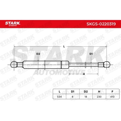 Gasfeder, Koffer-/Laderaum Stark SKGS-0220319 SKGS-0220319 - foto 5