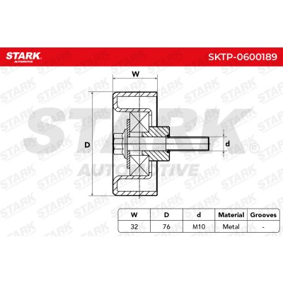 Spannarm Keilrippenriemen Stark SKTP-0600189 SKTP-0600189 - foto 6