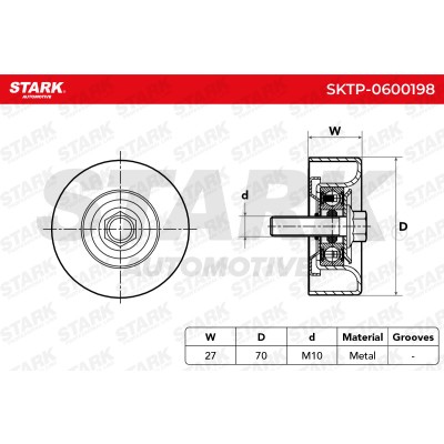 Spannarm Keilrippenriemen Stark SKTP-0600198 SKTP-0600198 - foto 5