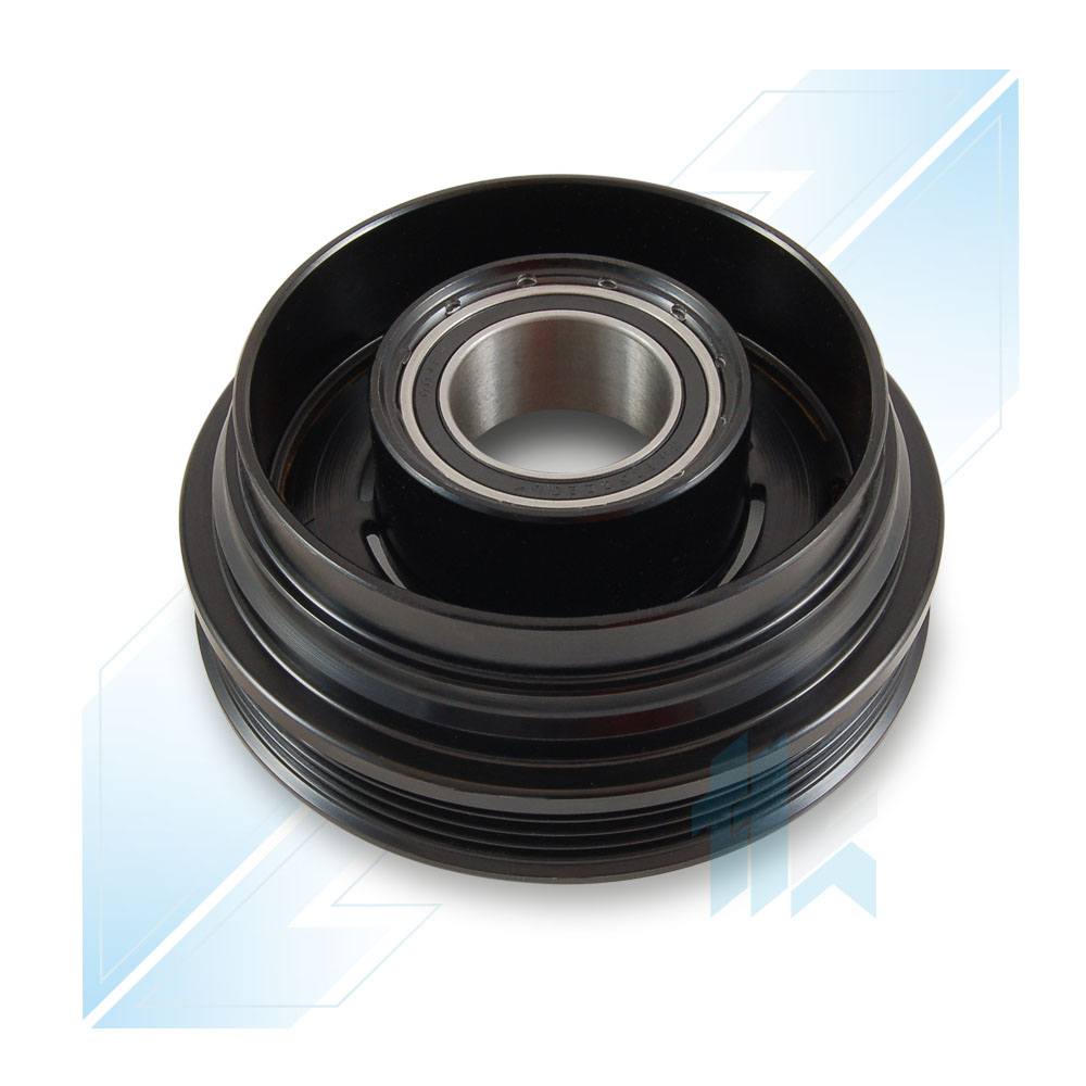 Klimakompressor Riemenscheibe DENSO 7SBU16C 4PK (PV4) Ø126/Ø122 BMW 111D7C64003 - foto 2