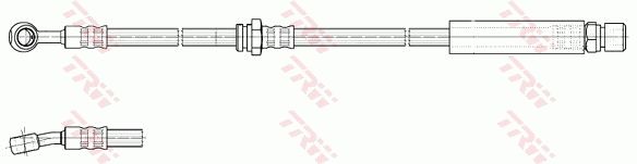 Bremsschlauch TRW PHD1018 PHD1018 - foto 2
