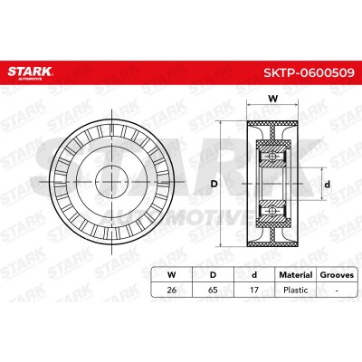 Spannarm Keilrippenriemen Stark SKTP-0600509 SKTP-0600509 - foto 5