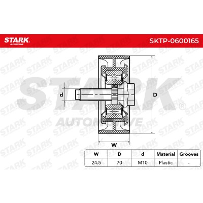 Spannarm Keilrippenriemen Stark SKTP-0600165 SKTP-0600165 - foto 6