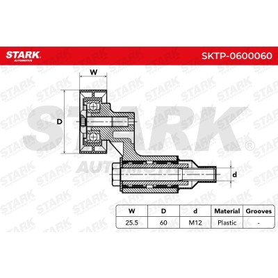 Spannarm Keilrippenriemen Stark SKTP-0600060 SKTP-0600060 - foto 5