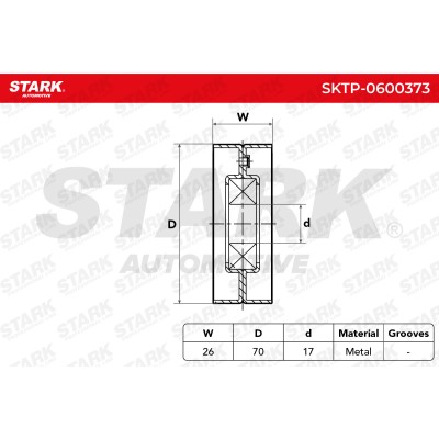 Spannarm Keilrippenriemen Stark SKTP-0600373 SKTP-0600373 - foto 5