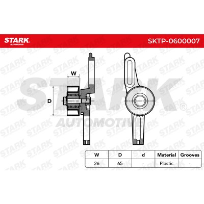 Spannarm Keilrippenriemen Stark SKTP-0600007 SKTP-0600007 - foto 6