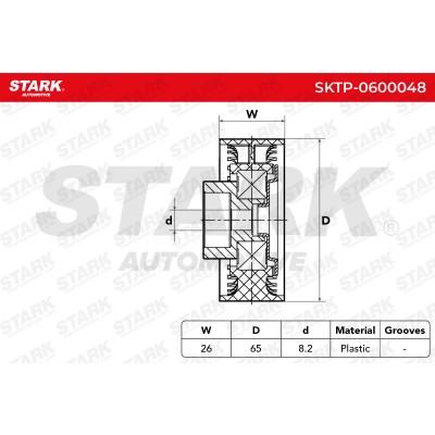 Spannarm Keilrippenriemen Stark SKTP-0600048 SKTP-0600048 - foto 5
