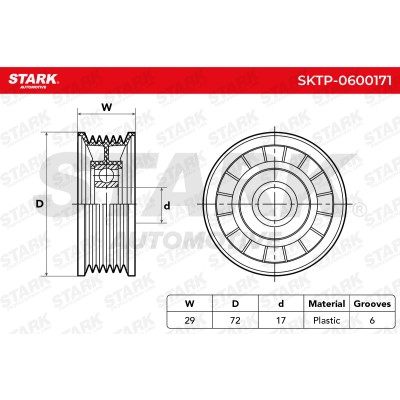 Spannarm Keilrippenriemen Stark SKTP-0600171 SKTP-0600171 - foto 5