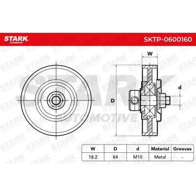 Spannarm Keilrippenriemen Stark SKTP-0600160 SKTP-0600160 - foto 6