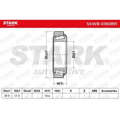 Radlager Stark SKWB-0180891 SKWB-0180891 - foto 6