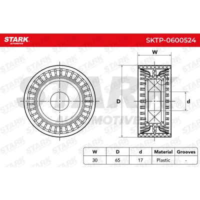 Spannarm Keilrippenriemen Stark SKTP-0600524 SKTP-0600524 - foto 5